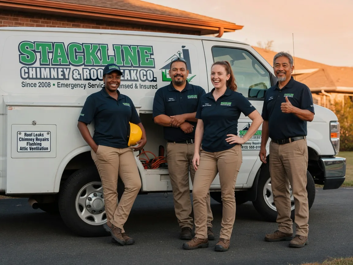 Chimney flashing repair company in Keller, WA